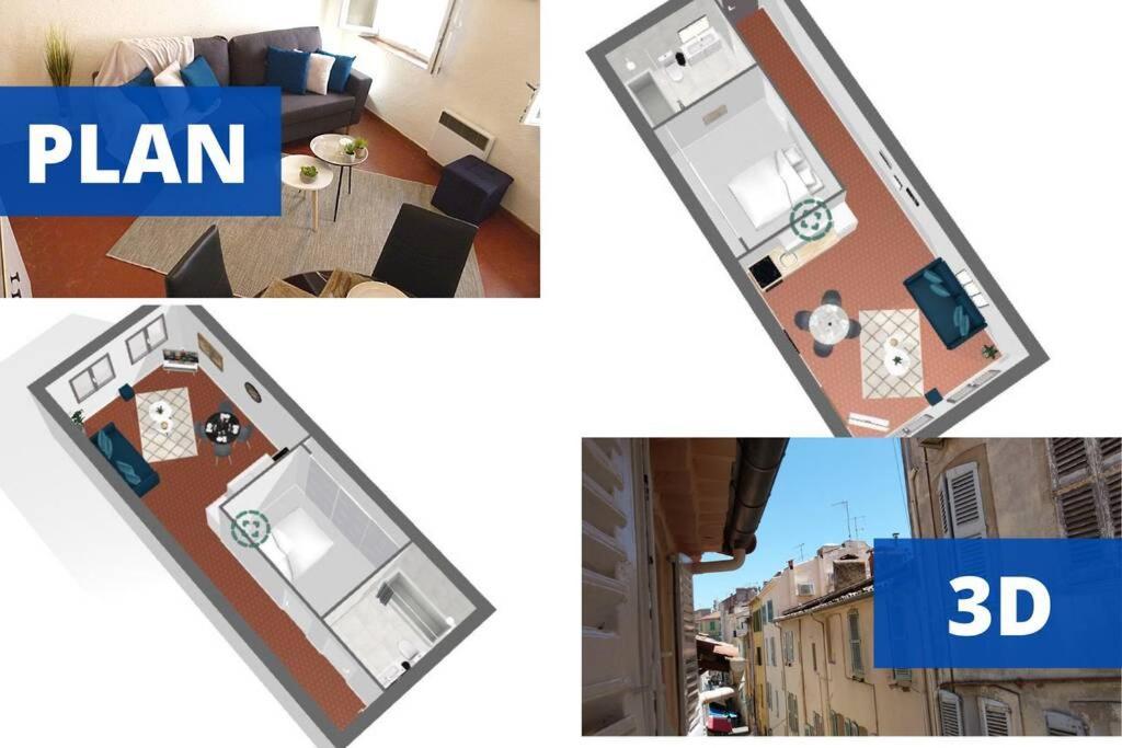 Le Jos - 2Min Palais-100M Mer-Verriere Cote D'Azur Apartment Cannes Luaran gambar